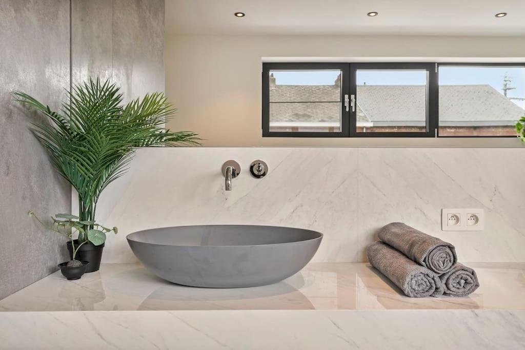 Schitterende Loft Met Jacuzzi En Sauna In Мехелен Экстерьер фото